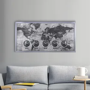 ساعت دیواری لوتوس مدل WT-90902-ELIO-SILVER