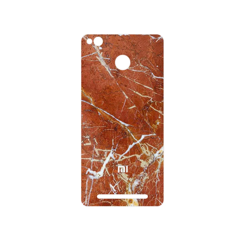 برچسب پوششی ماهوت مدل Red Marble مناسب برای گوشی موبایل شیائومی Redmi 3 Pro