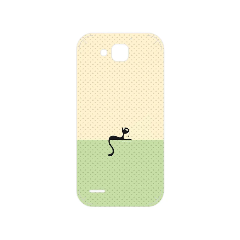 برچسب پوششی ماهوت مدل Minimal Internet Cat Icon مناسب برای گوشی موبایل آنر 3X G750