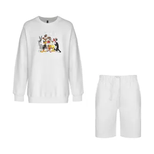 ست سویشرت و شلوارک مردانه سیکس زیرو ناین مدل 1091-01