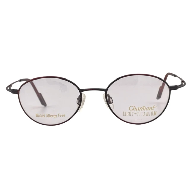 فریم عینک طبی بیضی چارمنت مدل CH8023 RE مناسب برای صورت بیضی، گرد