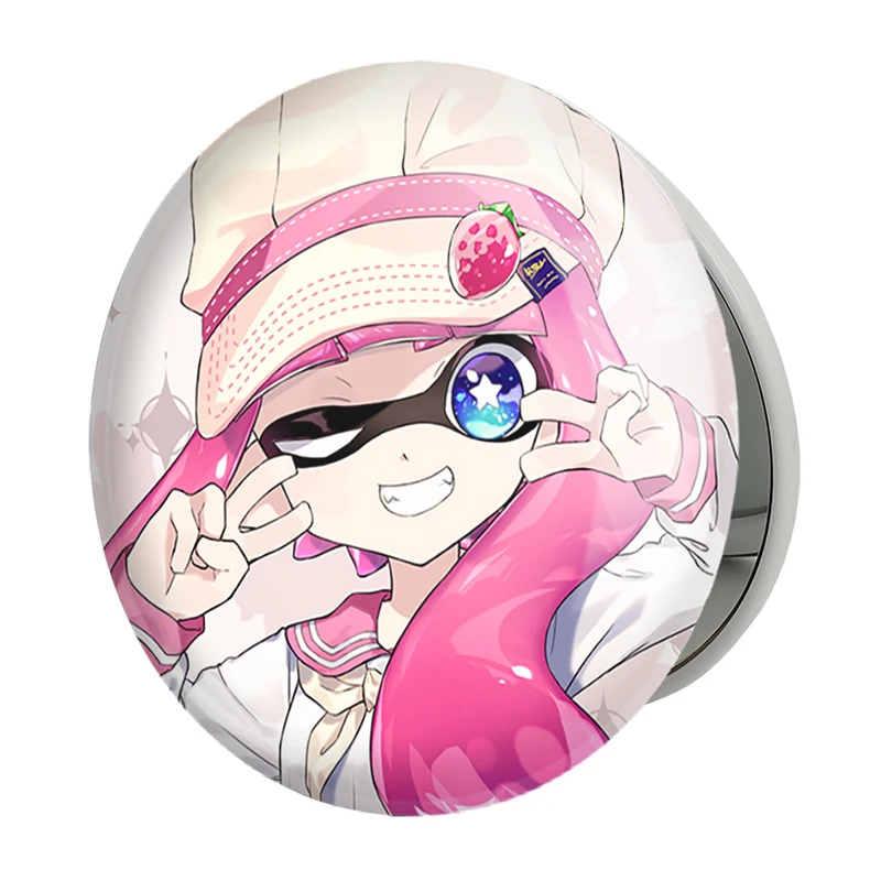 آینه جیبی خندالو طرح بازی اسپلاتون (Splatoon) مدل تاشو کد 33323