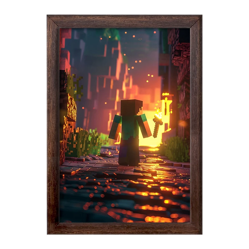 تابلو خندالو طرح ماینکرافت (Minecraft) کد F3550