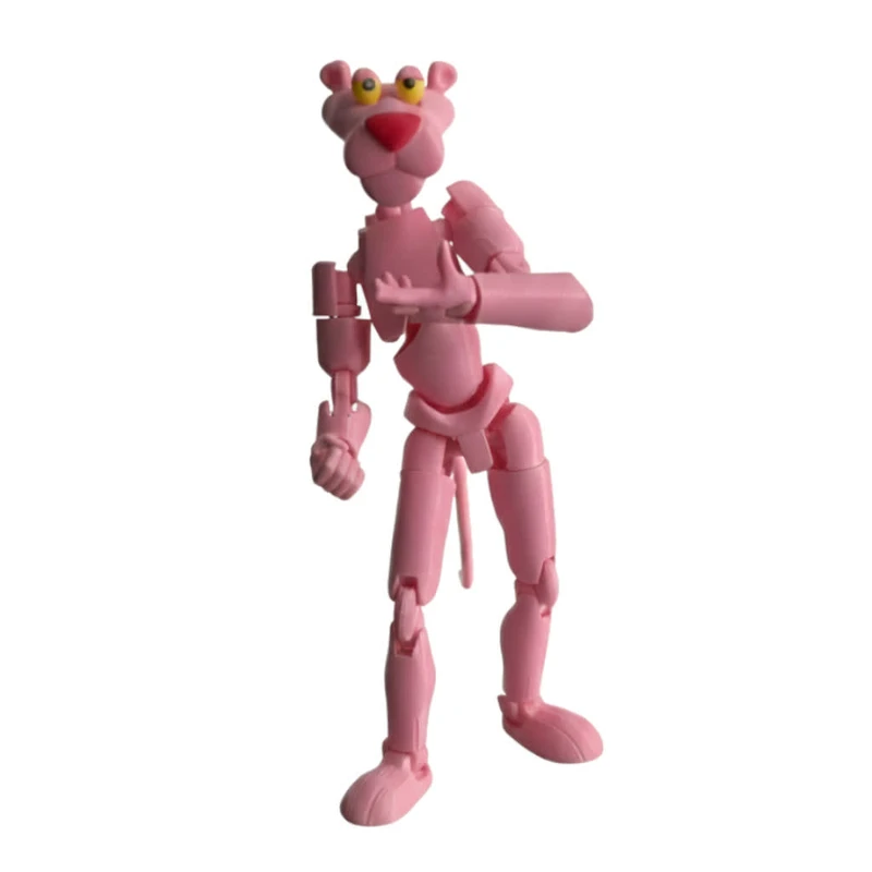 اکشن فیگور مدل پلنگ صورتی ارتفاع 14 سانتی‌متر