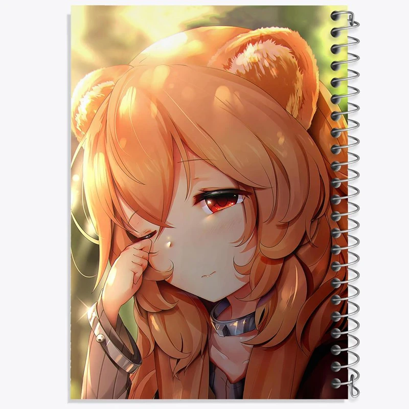 دفتر لیست خرید 50 برگ خندالو طرح رافتالیا انیمه ظهور قهرمان سپر کد 15966