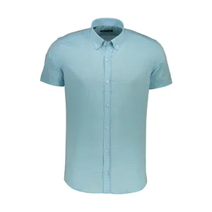 پیراهن آستین کوتاه مردانه کیکی رایکی مدل MBB20006-390