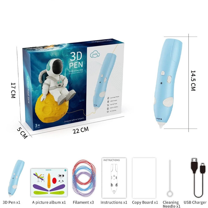 قلم طراحی سه بعدی مدل 3D Pen 3