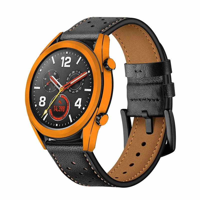 برچسب ماهوت طرح Matte-Orange مناسب برای ساعت هوشمند هوآوی Watch GT
