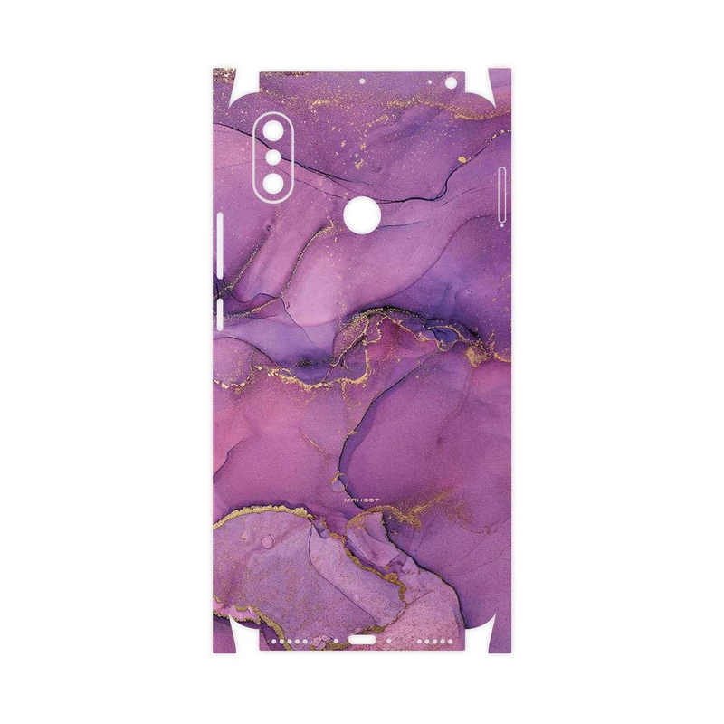 برچسب پوششی ماهوت مدل Purple Marble-FullSkin مناسب برای گوشی موبایل شیائومی Mi Max 3