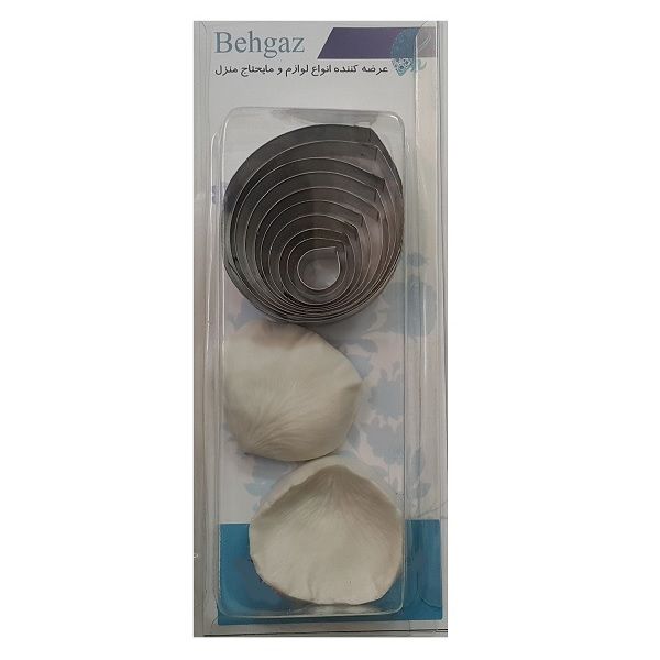 قالب فوندانت بهگز مدل گل رز باغی مجموعه 12 عددی