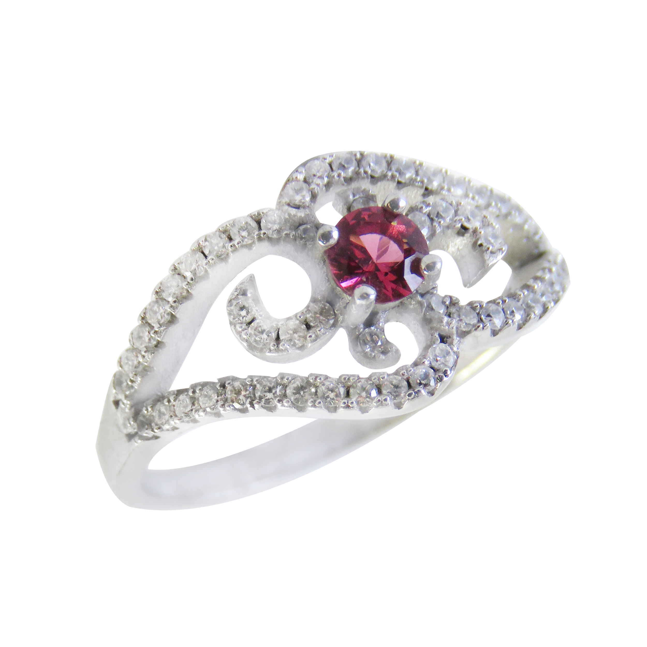 انگشتر نقره زنانه کد 2647