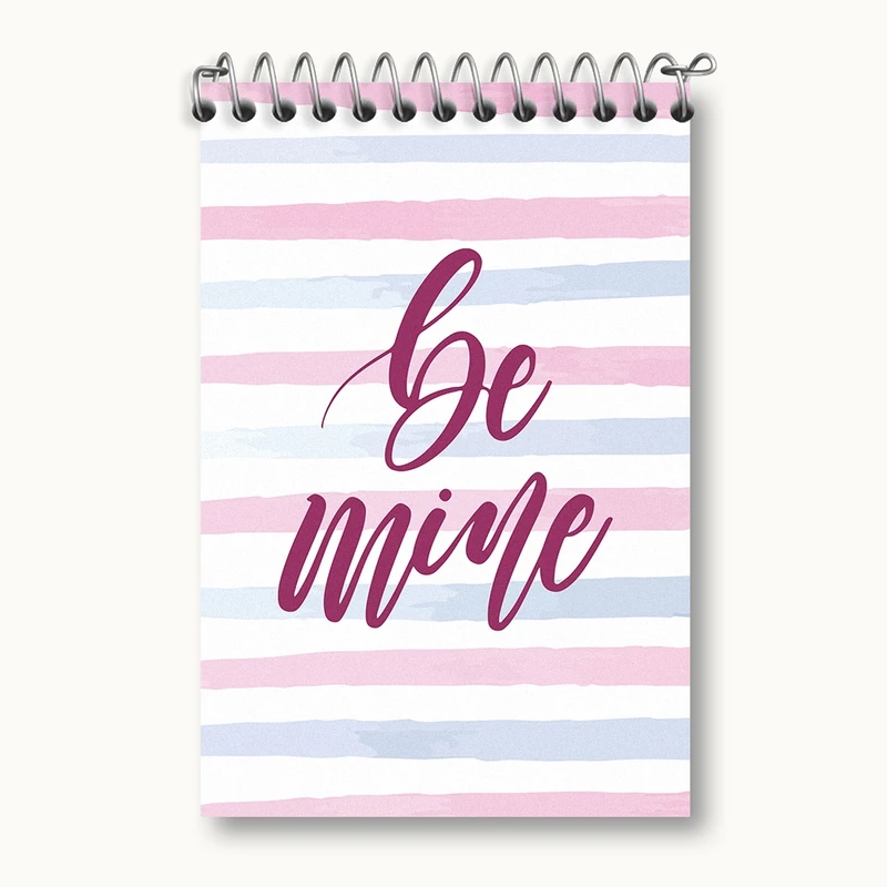 دفتر یادداشت 50 برگ خندالو مدل Be Mine کد F2321