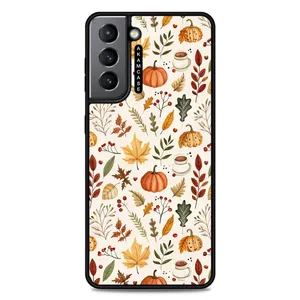 AKAM AMC-WSGS21-PUMPKIN-21 Cover For Samsung Galaxy S21