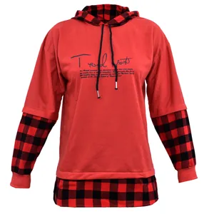 هودی زنانه کد TRN010-GRR