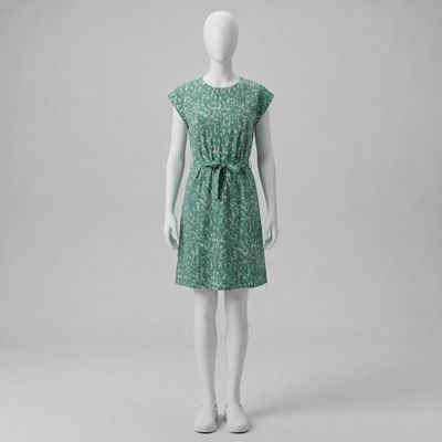 پیراهن ساحلی یقه گرد زنانه اسمارا مدل KlEID