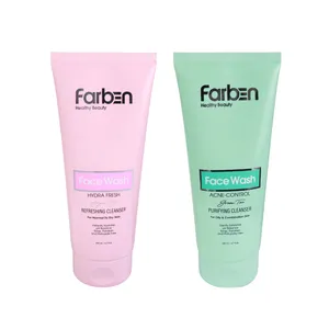ژل شست‌وشوی  صورت فاربن مدل روغن آرگان و چای سبز مناسب برای انواع پوست حجم 200 میلی لیتر بسته 2 عددی