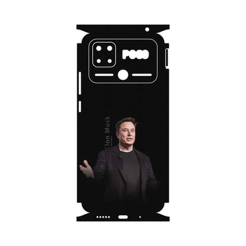 برچسب پوششی ماهوت مدل Elon_Musk-FullSkin مناسب برای گوشی موبایل شیائومی Poco C40