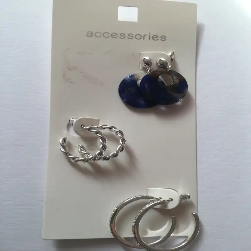 گوشواره زنانه اکسسورایز مدل GA268 مجموعه سه عددی