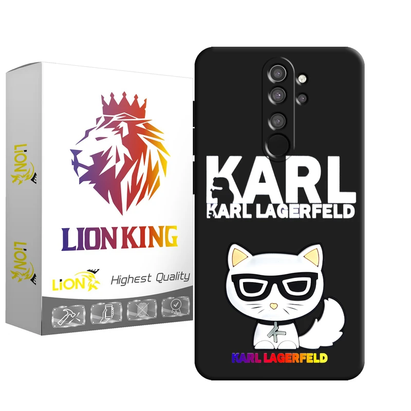 کاور لاین کینگ مدل گربه 3D مناسب برای گوشی موبایل شیائومی Redmi Note 8 Pro