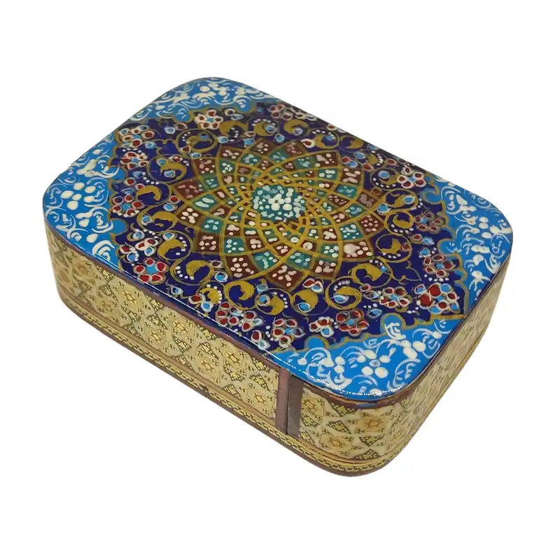 جا سکه ای خاتم کاری مدل کشویی کد 12