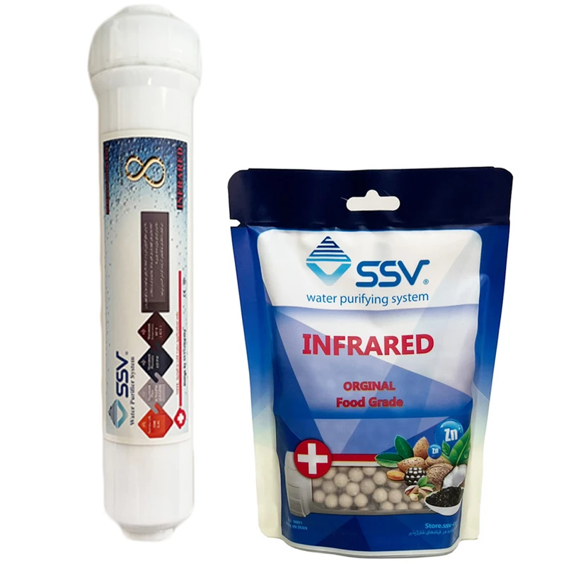فیلتر دستگاه تصفیه آب اس اس وی مدل Infrared به همراه شارژ