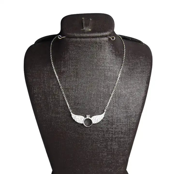 گردنبند نقره زنانه مدل بال فرشته کد A1016