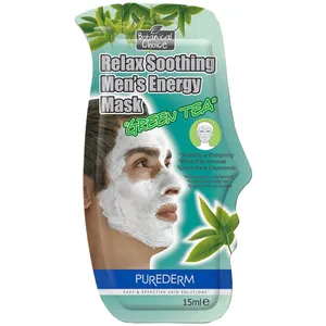 ماسک کرمی انرژی بخش آقایان پیوردرم مدل Green Tea حجم 15 میلی لیتر