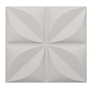 دیوارپوش مدل سه بعدی طرح برگ بسته 4 عددی