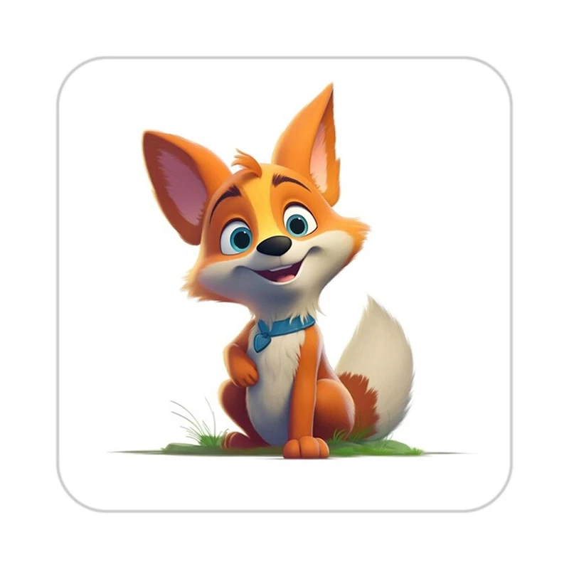 زیر لیوانی کاکتی طرح حیوانات کارتونی مدل mp27650