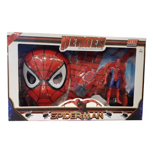 ست ماسک دستکش و آدمک اسپایدرمن مدل 3028 Spiderman