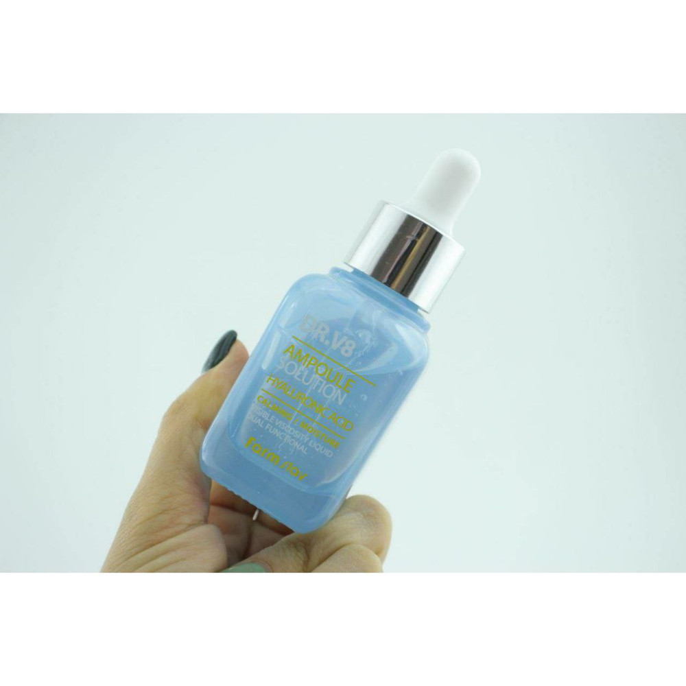 سرم پوست فارم استی مدل solution hyaluronic acid حجم 30 میلی لیتر