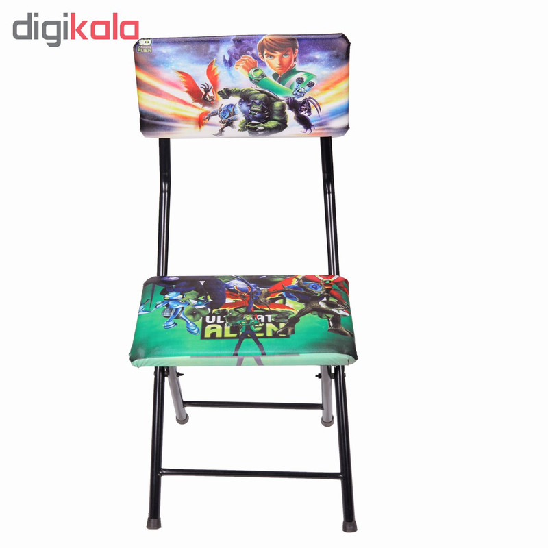 میز تحریر باکسدار و صندلی طرح بن تن (وایت بردی،تاشو،تنظیم شونده ارتفاع)
