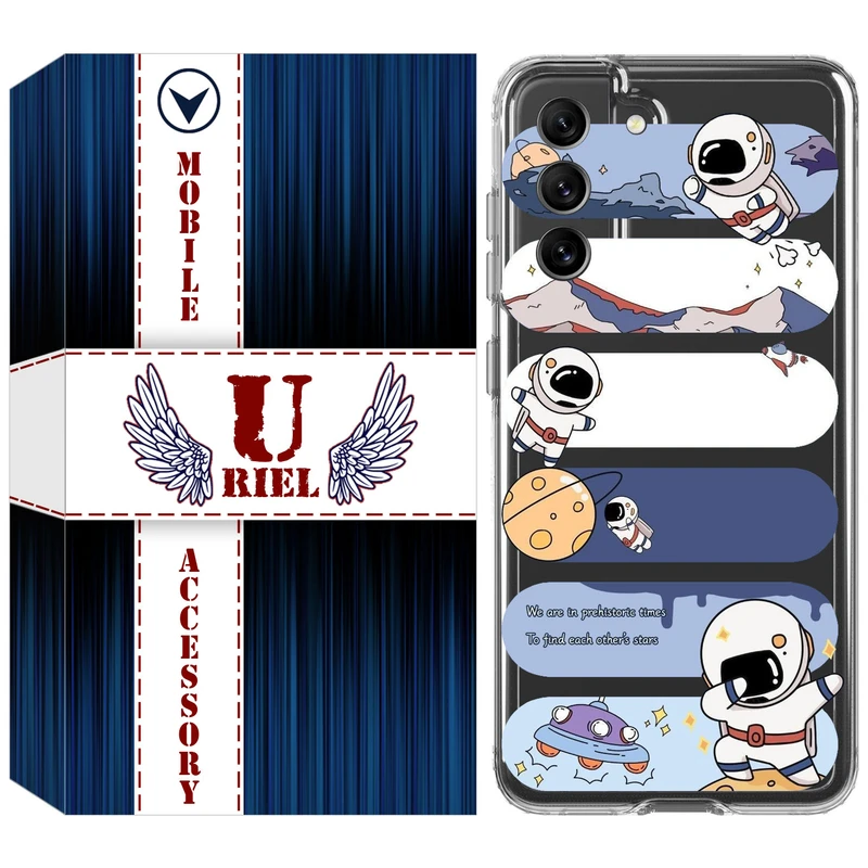 کاور یوریل مدل Clear کد 30 طرح کهکشان مناسب برای گوشی موبایل سامسونگ Galaxy S21 FE