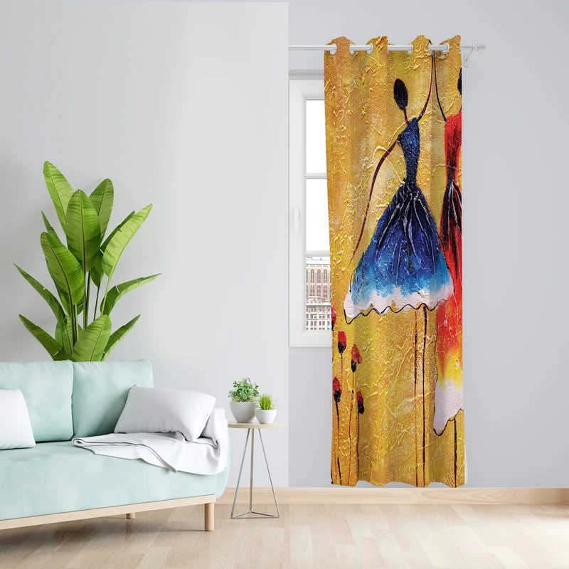 پرده مدل مخمل پانچی کد L 1368L Z سایز 140x200 سانتی متر