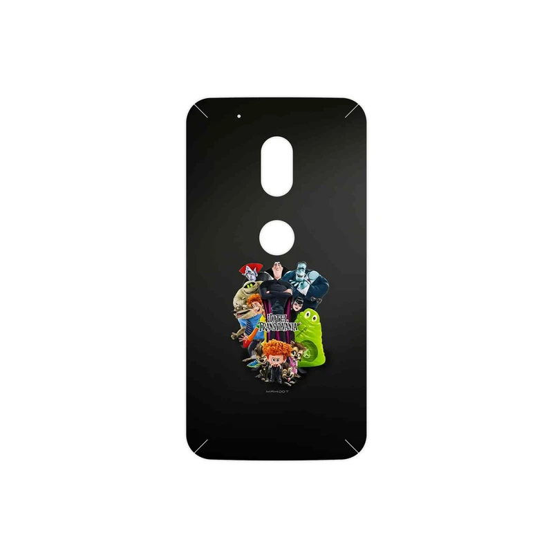 برچسب پوششی ماهوت مدل Hotel Transylvania مناسب برای گوشی موبایل موتورولا Moto G4 Play