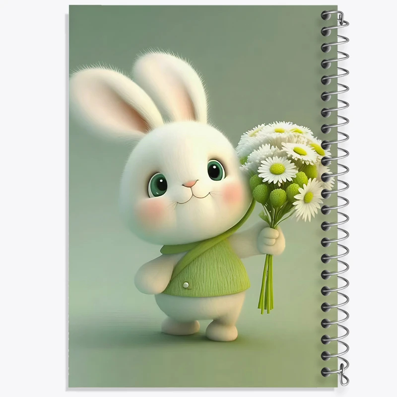 دفتر نقاشی 50 برگ خندالو طرح خرگوش بامزه کد F5760