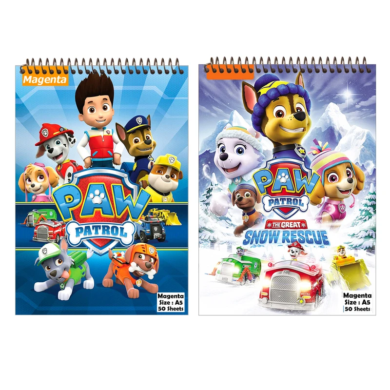 دفتر نقاشی مجنتا طرح سگهای نگهبان کد 14 مجموعه 2 عددی