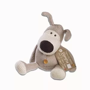 عروسک طرح سگ مدل Knitted Boofle کد SZ10/651 ارتفاع 36 سانتی‌متر