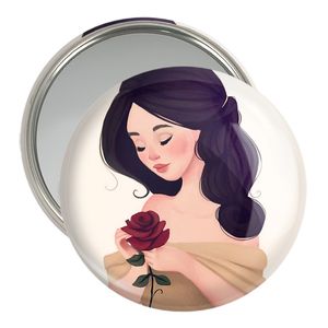 آینه جیبی خندالو مدل دخترونه  کد 1654