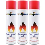 اسپری کپسول گاز فندک دوپلی کالر مدل Super Refined حجم 300 میلی لیتر بسته 3 عددی