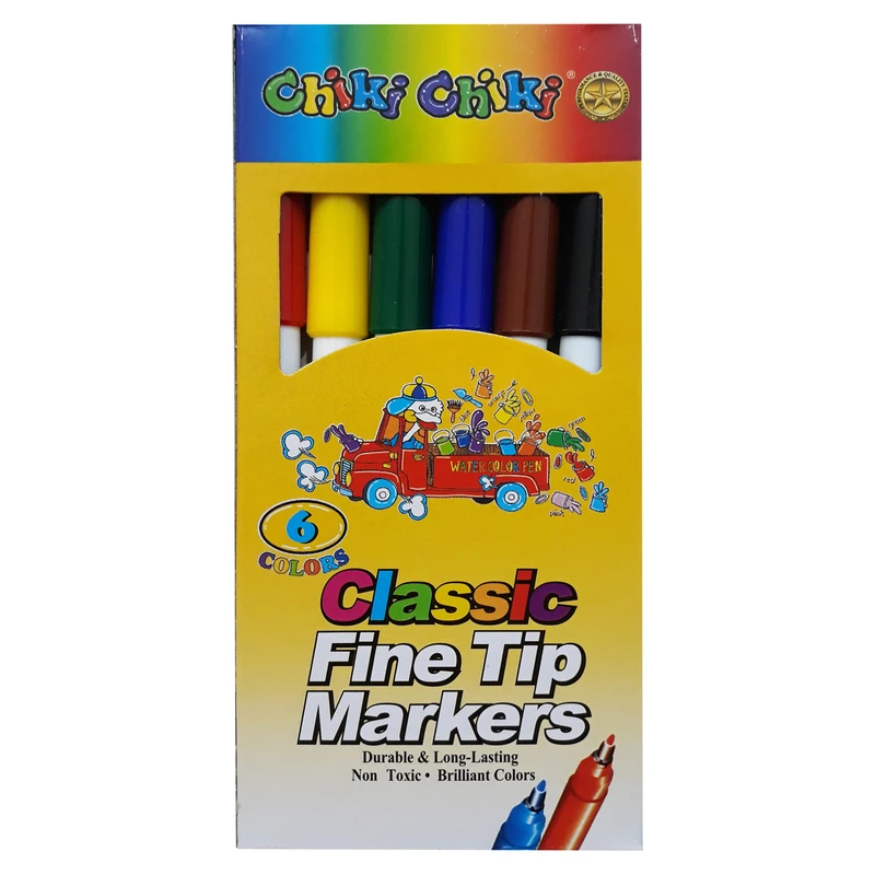 ماژیک رنگ آمیزی 6 رنگ چیکی چیکی مدل LA27 