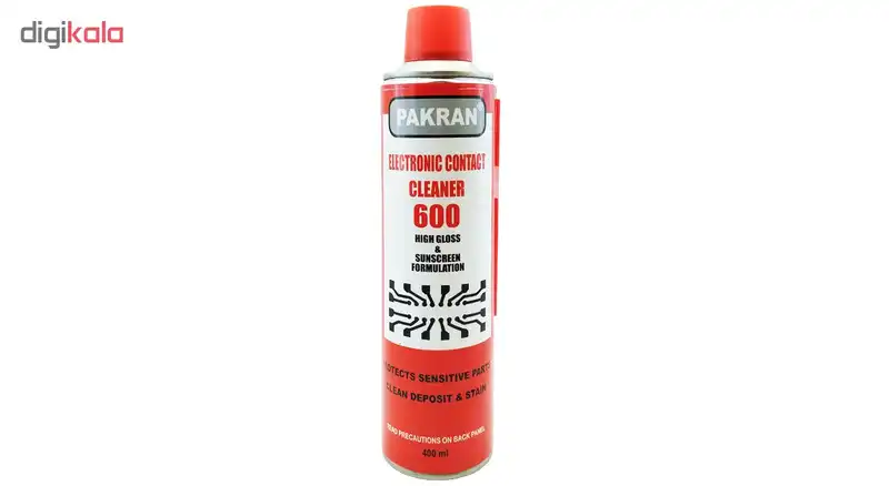 اسپری محافظ کنتاکت صنعتی خشک پاکران مدل 600 حجم 400 میلی لیتر