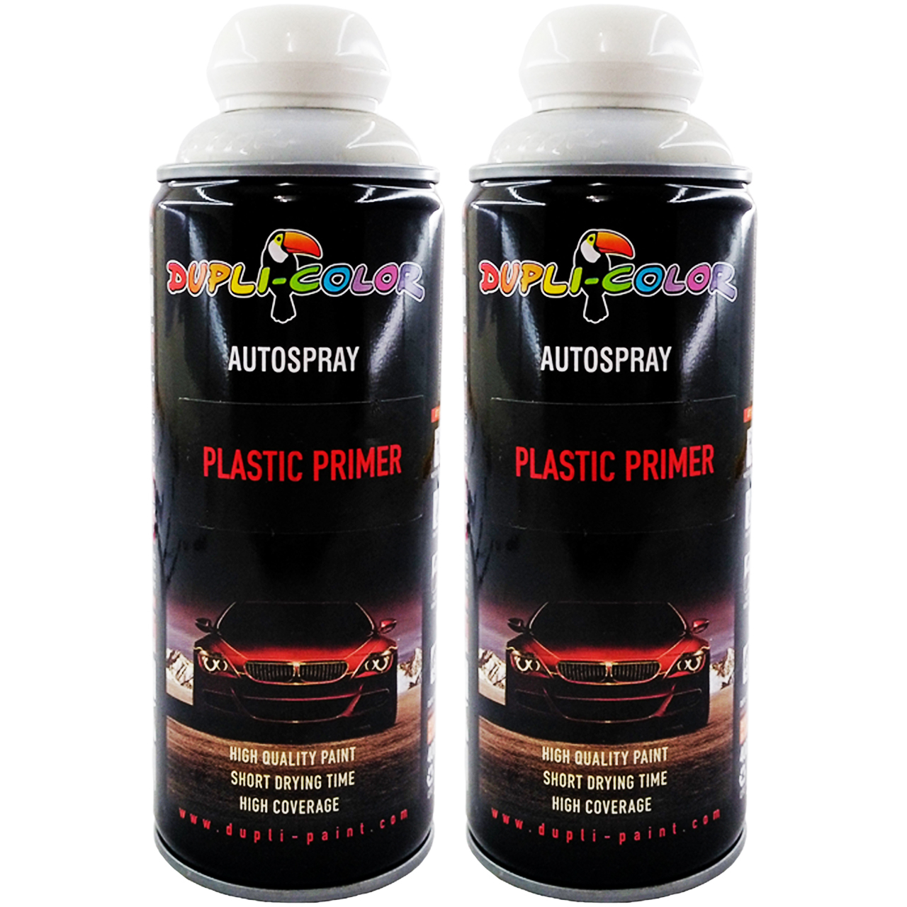 اسپری رنگ آستر دوپلی کالر مدل Plastic Primer حجم 400 میلی لیتری بسته 2 عددی