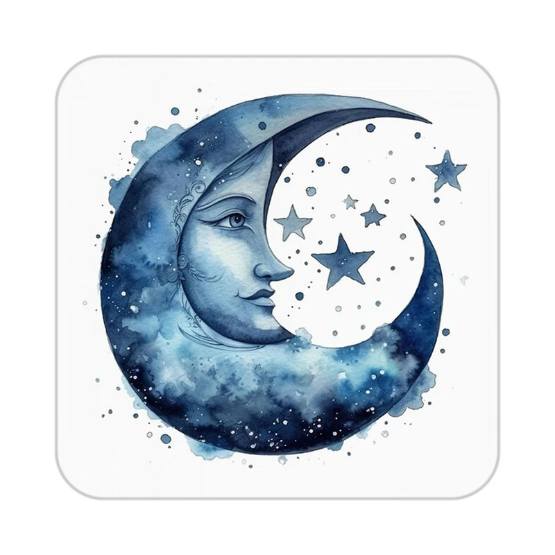 زیر لیوانی کاکتی طرح ماه و ستاره مدل mp53350