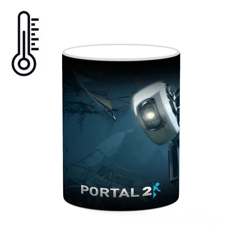 ماگ حرارتی کاکتی مدل بازی پورتال Portal 2 کد mgh29962