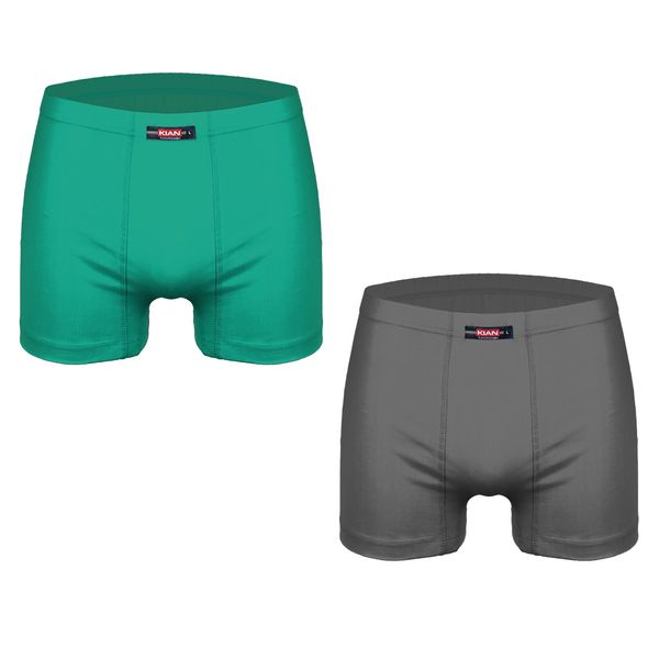 شورت مردانه کیان تن پوش مدل Boxer GG مجموعه 2 عددی شورت مردانه کیان تن پوش مدل Boxer GG مجموعه 2 عددی