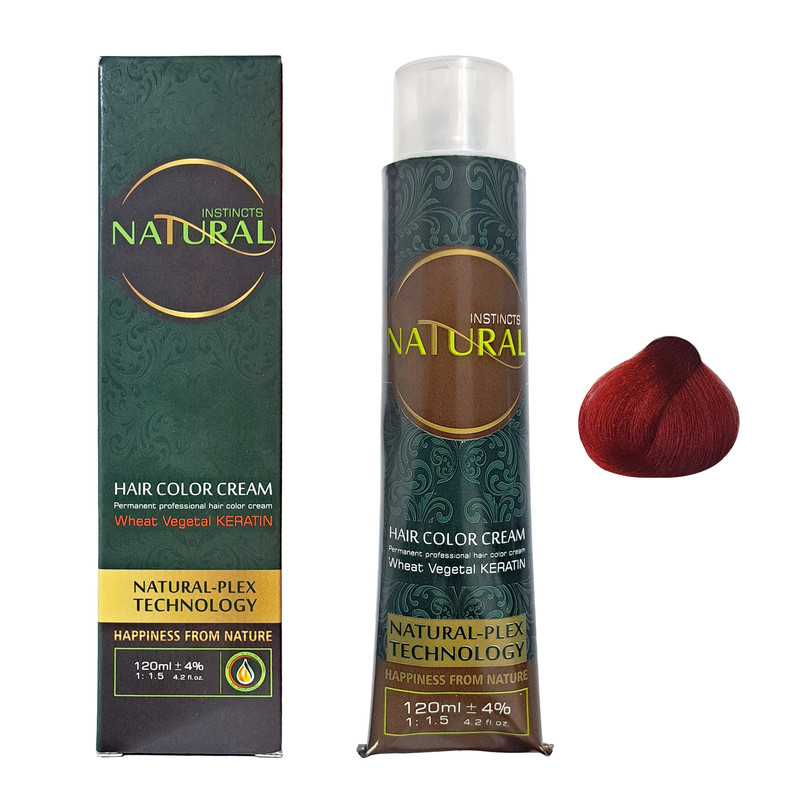 رنگ مو نچرال اینیستینکس شماره 8.6 حجم 120 میلی لیتر رنگ قرمز جادوئی