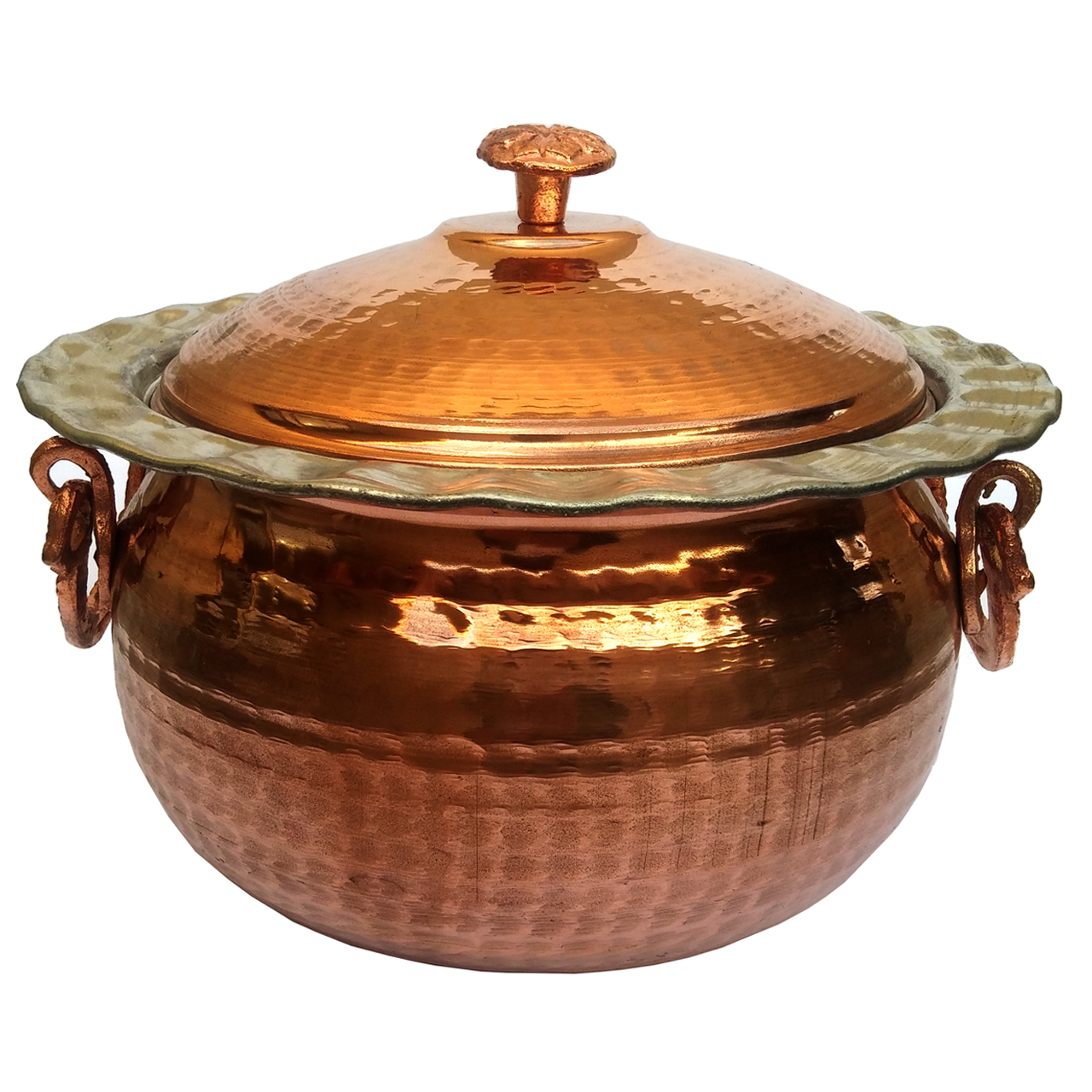 قابلمه مسی سی و سه پل کد 02 قطر 26 سانتی متر