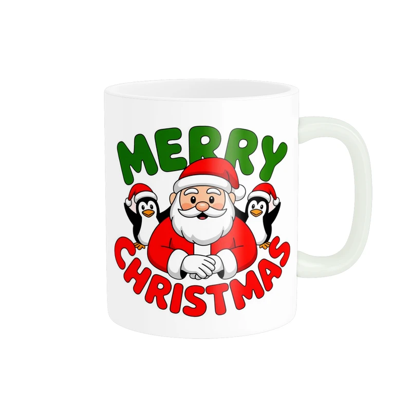 ماگ پاد آفرین مدل فانتزی طرح کریسمس بابانوئل کد p11677