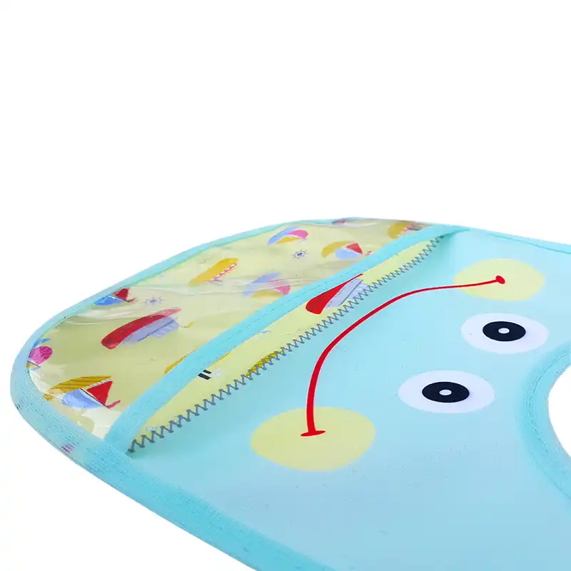 پیش بند نوزادی مدل جیب دار طرح خرگوش و قایق بسته 2 عددی